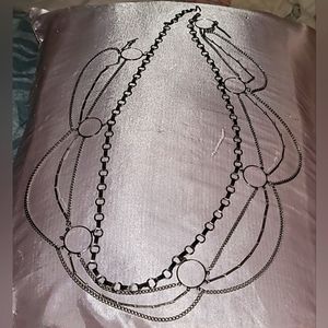 BNWOT Silver Waist chain